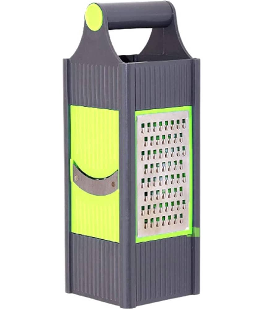 HomePro Kitchen Product combo Stainless Steel Blades 4 in 1 Grater/Slicer -Yellow