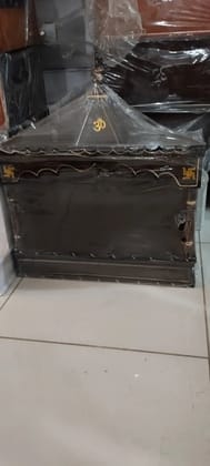 Wooden Mandir  Without Window 10x24