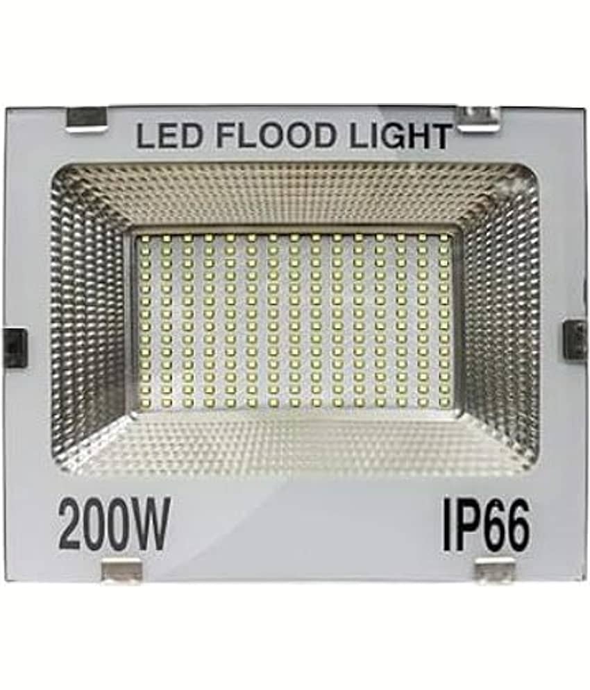 KCS LITE Cool Day Light 200W Watts Flood Light ( Pack of 1 )