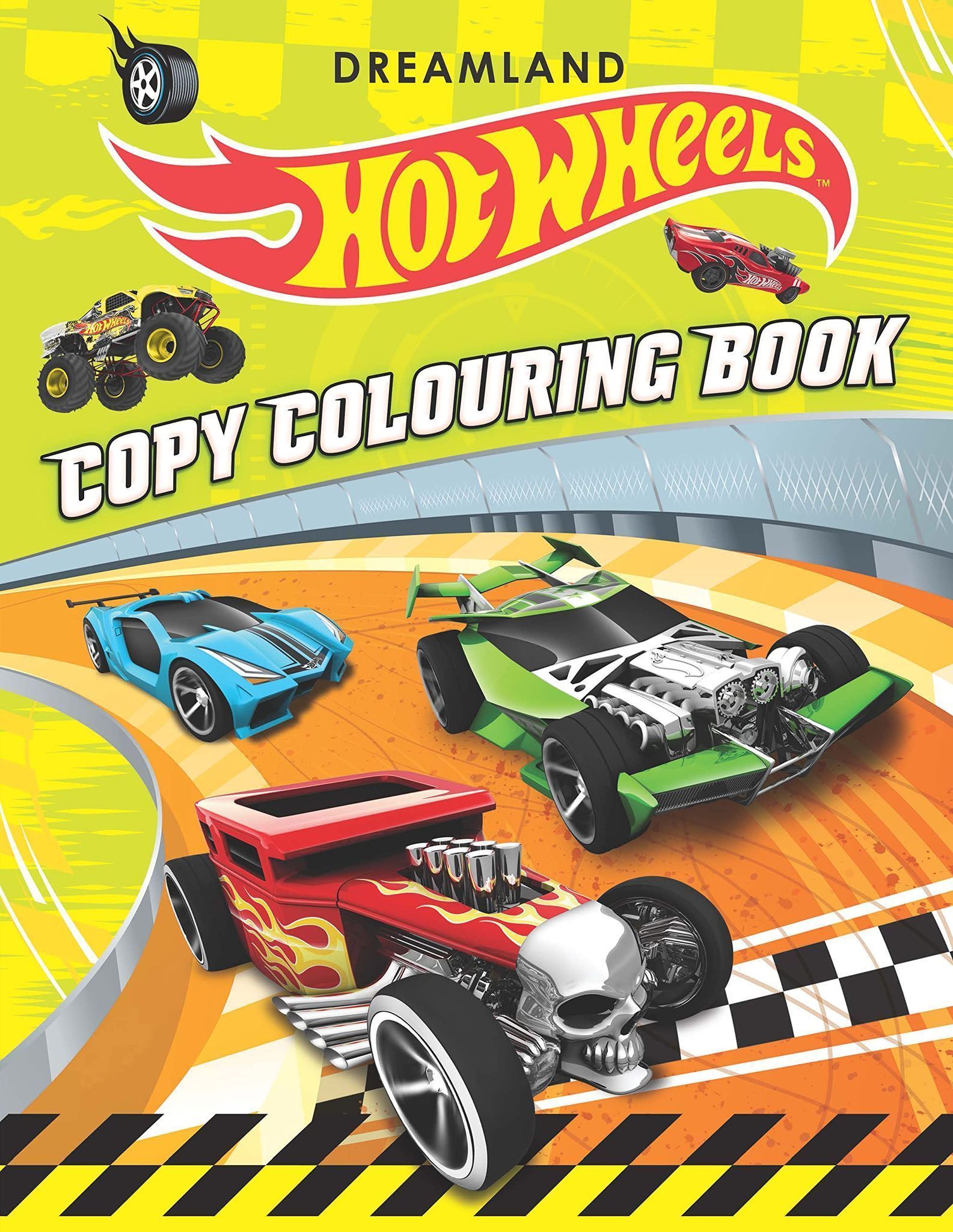 Hot Wheels Copy Colouring Book [Paperback] Dreamland Publications