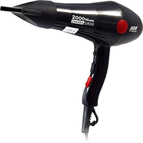 Chaoba Hair Dryer 2000W Professional Hot and Cold Hair Dryers with 2 Switch Speed Setting and Thin Styling Nozzle,Diffuser, for Men and Women (Standerd)