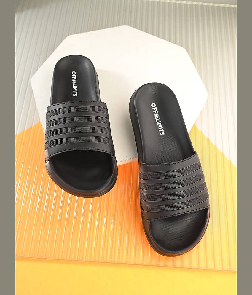 OFF LIMITS Black Men's Slide Flip Flop