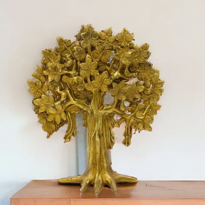 Brass Kalpavriksha Tree Showpiece Trees of Life | Gift for Good Luck | Best in Living Room, Table Decoration with Antique Polish Brass Kalpavriksha Tree Showpiece Trees of Life | Gift for Good Luck | Best in Living Room, Table Decoration with Antique Polish