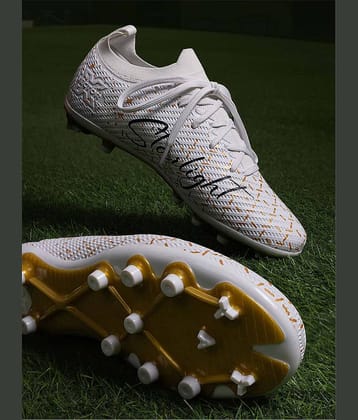 Vector X Starlight 3D Texture White Football Shoes