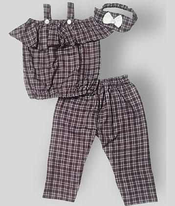 harshvardhanmart Pack of 1 Baby Girls Cotton Blend Dresses ( Purple )