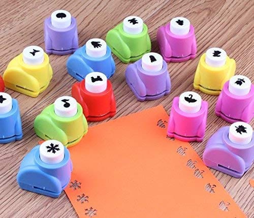 nawani craft punches machine assorted shapes - set of 4 pieces- Multi color