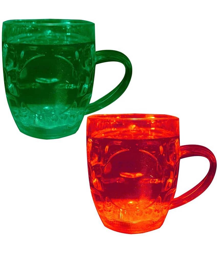 JMALL Cups Solid Plastic Tea Cup 250 ml ( Pack of 2 )