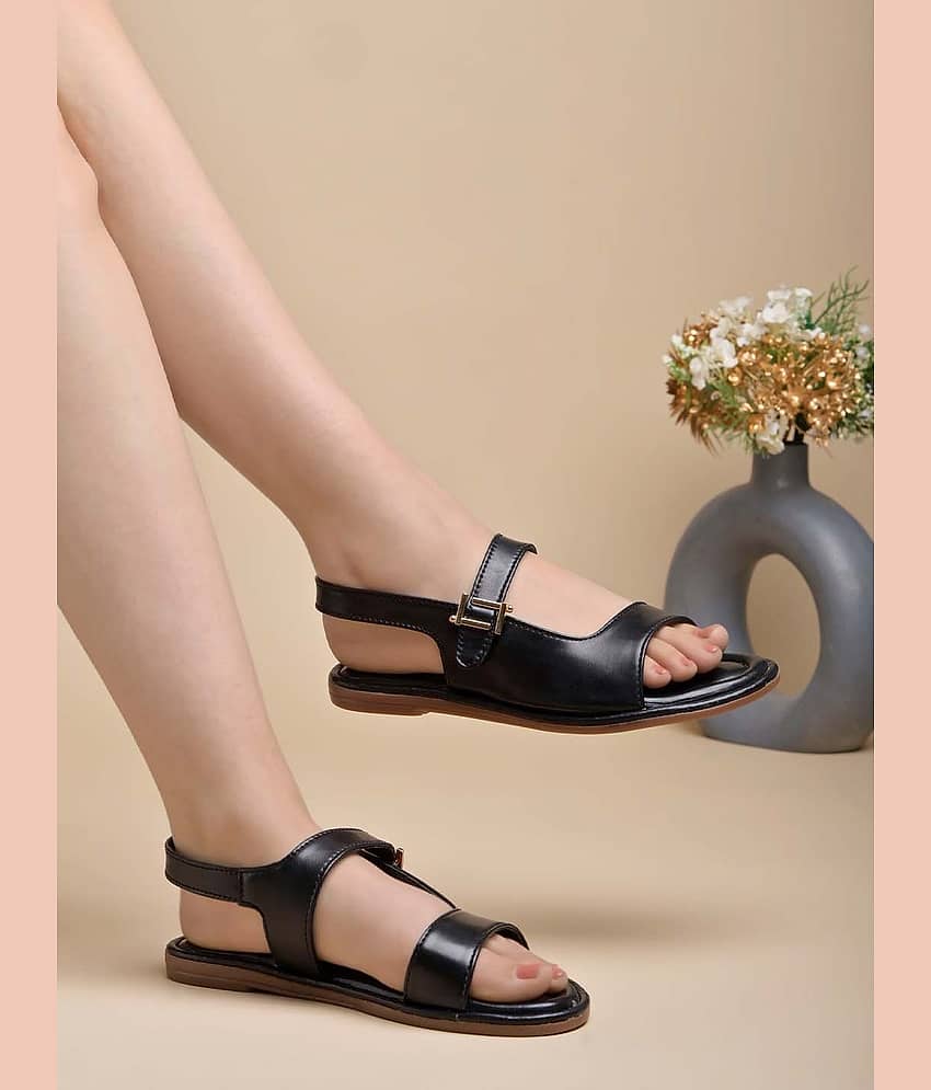 Stylestry Black Women's Flats