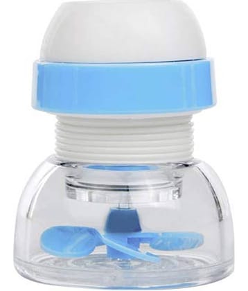 Perfect Products, 360° Adjustable Rotating Water Saving Flexible Plastic Water Faucet sprayers, Extension for Doing Dishes and Cleaning Veggies conveniently Multiple Types of Output Water Valve Splash Regulator Filter Kitchen Tap Accessories, (Multicolor)