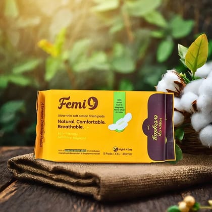 Femi9 410 mm | Extra -Long Day / Night Care / Maternity pads Femi9 410 mm | Extra -Long Day / Night Care / Maternity pads