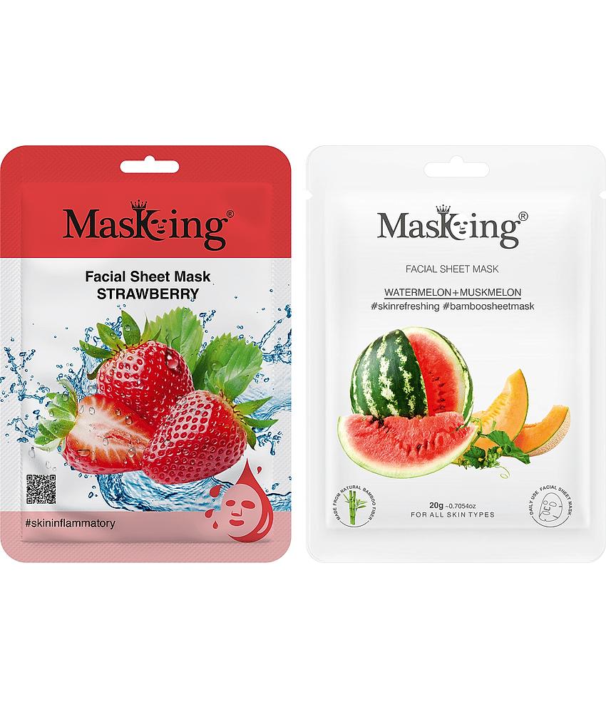 Masking - Pores Cleansing Sheet Mask for All Skin Type ( Pack of 2 )