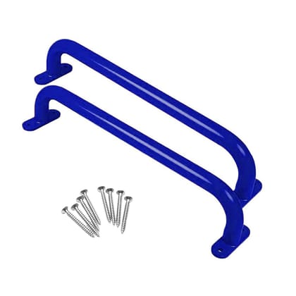 REZNOR 19" Long Metal Playground Safety Handle Monkey Bars for Kids Backyard, Playset Handle Accessories for Playhouse, Jungle Gym for Indoor Outdoor Playground