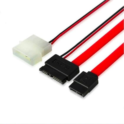 Slimline SATA 13pin Male to Slimline SATA 13pin 7+6 Female Extension Cable for SATA Slim DVD+/-RW Drive (30cm) Slimline SATA 13pin Male to Slimline SATA 13pin 7+6 Female Extension Cable for SATA Slim DVD+/-RW Drive (30cm)
