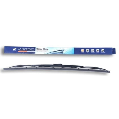 VARROC Wiper Blade 9 mm U Hook 610 mm 24 inch | Smooth & Silent Cleaning | Works in All Weathers | Anti-Corrosion Frame | Size 24-Inch