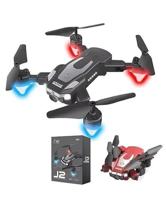 J2 Drone with HD Dual Camera | Foldable Remote Control Quadcopter with Altitude Hold | One-Key Takeoff & Landing | Multiple Flight Modes | RC Flying Drone for Kids, Beginners & Adults (Random Color) J2 Drone with HD Dual Camera | Foldable Remote Control Quadcopter with Altitude Hold | One-Key Takeoff & Landing | Multiple Flight Modes | RC Flying Drone for Kids, Beginners & Adults (Random Color)