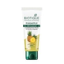 BIOTIQUE BIO PINEAPPLE FACE WASH 50ML BIOTIQUE BIO PINEAPPLE FACE WASH 50ML