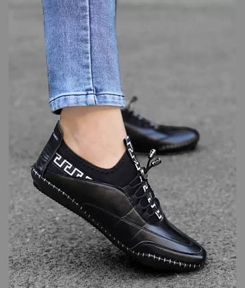 Akiko Black Men's Slip on Shoes