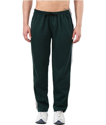 IndiWeaves Green Fleece Men's Trackpants ( Pack of 1 )