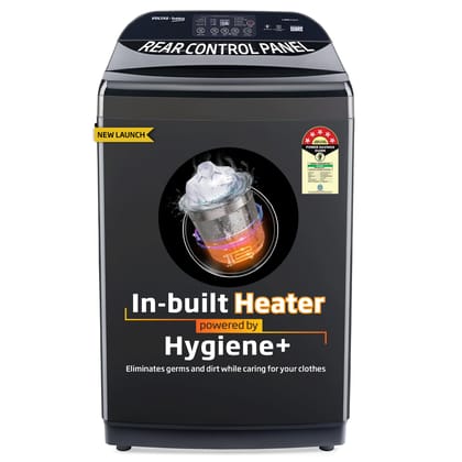 Voltas Beko, A Tata Product 8 Kg 5 Star Fully-Automatic Top Loading Washing Machine with Anti-Bacterial wash Technology (WTL8006UEAH / OBS3060, Dark Grey, Inbuilt Heater) Voltas Beko, A Tata Product 8 Kg 5 Star Fully-Automatic Top Loading Washing Machine