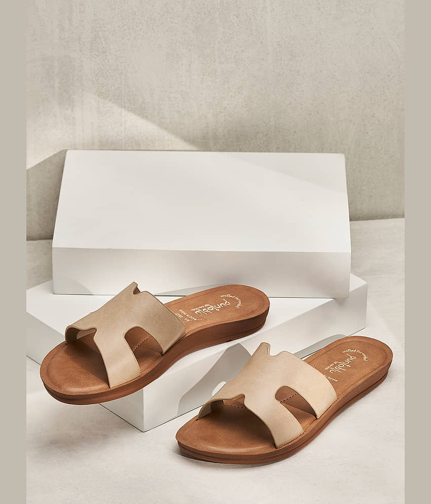 Puntoblu Beige Women's Slipper