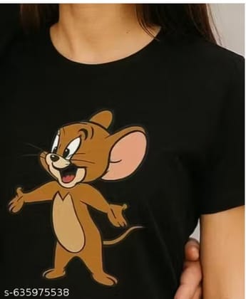 Printed Cotton Regular T-Shirt for Women
