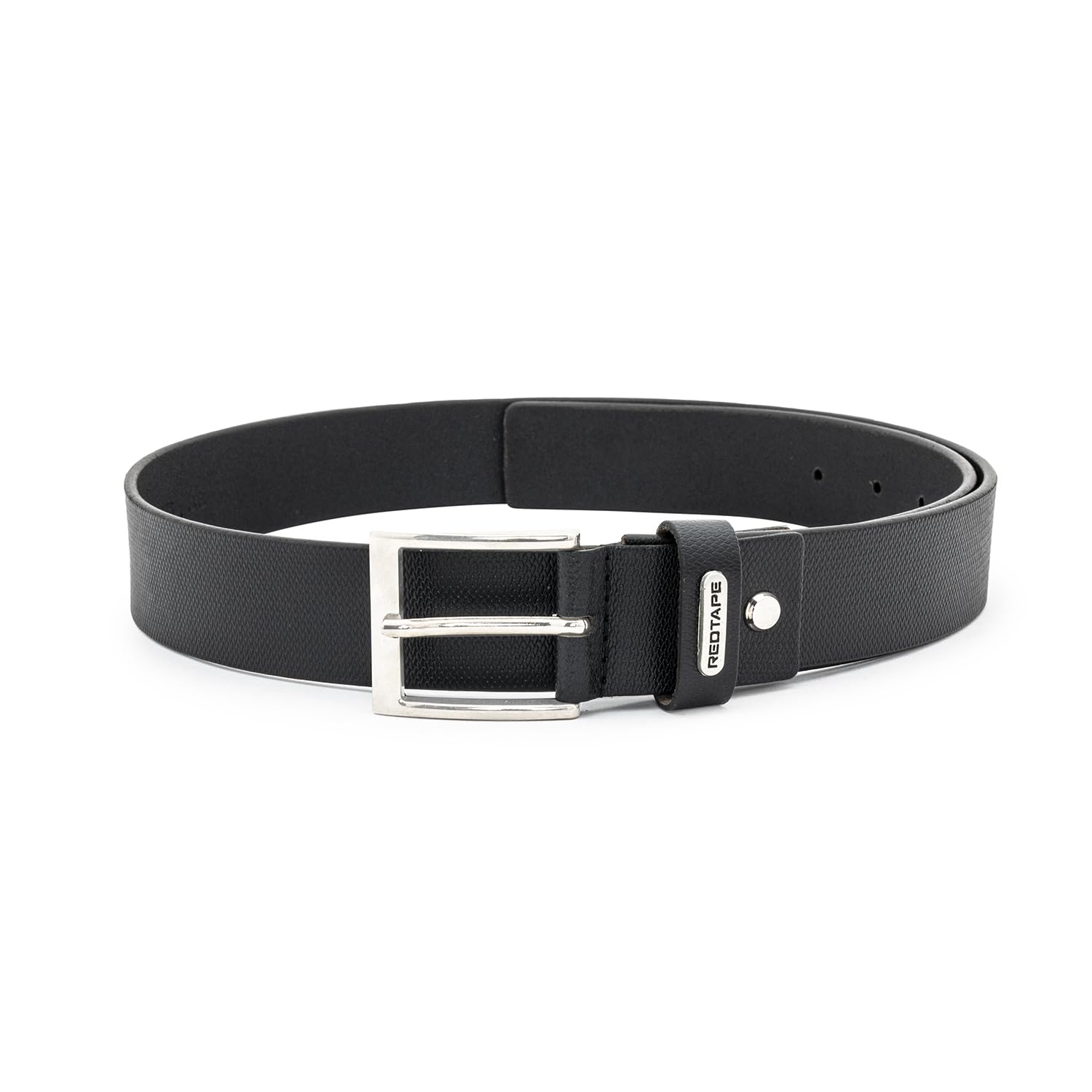 Red Tape Textured Leather Belt for Men | Classic and Durable