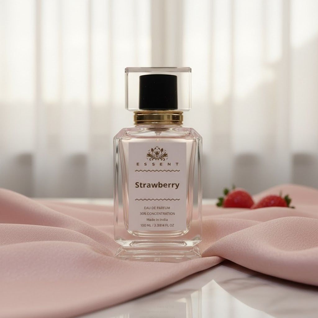 Essent Perfumes Strawberry Eau de Parfum (EDP) – Juicy Berry Sweet Long Lasting Perfume – Unisex Fragrance