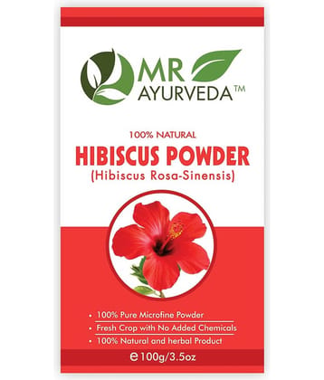 MR Ayurveda Hibiscus (Gudhal Powder) Hair Scalp Treatment 100 g