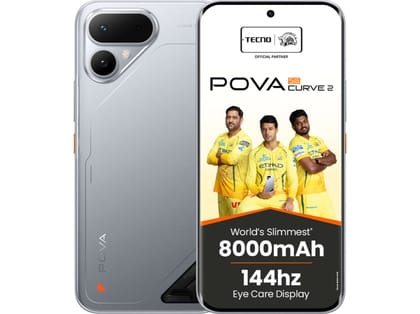 Tecno Pova Curve 2 5G Smartphone, 8GB RAM, 128GB Storage - Melting Silver Tecno Pova Curve 2 5G Smartphone, 8GB RAM, 128GB Storage - Melting Silver