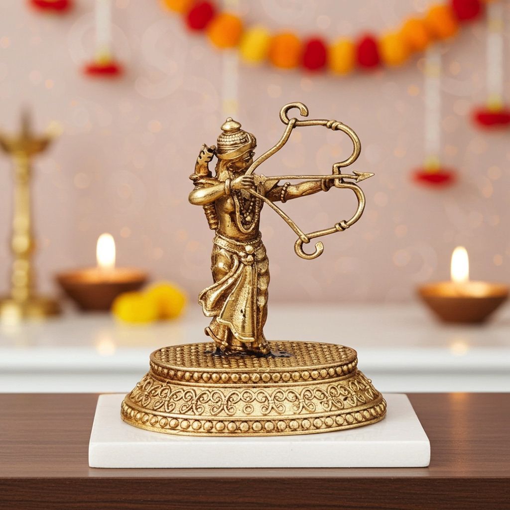 Brass Showpiece Ram Lala God Idol Statue (BSMAS1749 D)