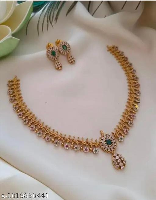 Necklace Earrings Jewellery Set (MANYA JEWEL)
