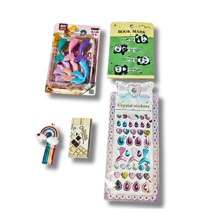 Saadhya Notes Cute Kids Stationery and Accessories Gift Combo Set