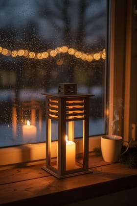 Dbeautify's MDF Modern Lantern Festive Décor