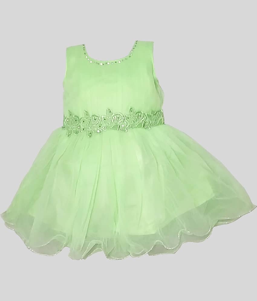 harshvardhanmart.com Pack of 1 Baby Girls Net Frock ( Pink )