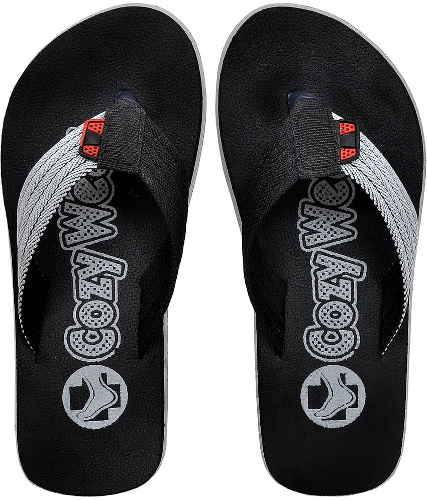 Cozy Wear - Black Men's Thong Flip Flop