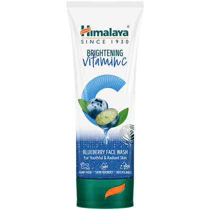 Himalaya Brightening Vitamin C Blueberry Face Wash, 100 ml