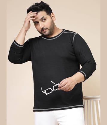 Rigo Pack of 1 Polyester Slim Fit Men's T-Shirt ( Black )