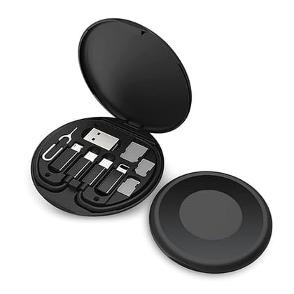 Mini Multi-Functional Fast Charging Data Cable Set 60W Multipurpose USB Cable Kit with Connectors & Storage Case Mini Multi-Functional Fast Charging Data Cable Set 60W Multipurpose USB Cable Kit with Connectors & Storage Case
