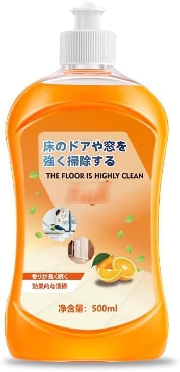 ELHAE Multipurpose Japanese Floor & Surface Cleaner Liquid | Long-Lasting Fresh Orange Fragrance | Effective Stain Removal & Deep Cleaning for Home, Tiles, Marble, Kitchen & More