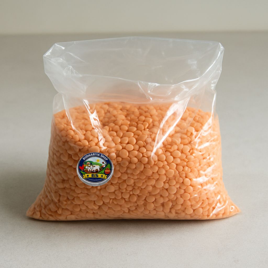 Budhariya Shop's masoor dal (red lentils)