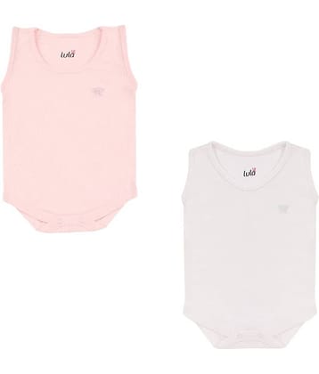 LULA Pack of 3 Unisex for Baby 100% Cotton Bodysuit ( Multi Color )
