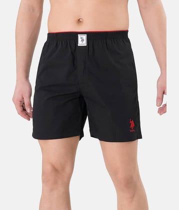 U.S. Polo Assn. Red Cotton Men's Shorts ( Pack of 1 )