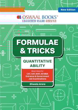 OSWAAL FORMULAE AND TRICKS QUANTITATIVEA ABILITY BOOK FOR CAT | XAT | MAT | ENTRANCE AND GOVERNMENT JOB NEW EDITIONS 2025 [Paperback] Oswaal