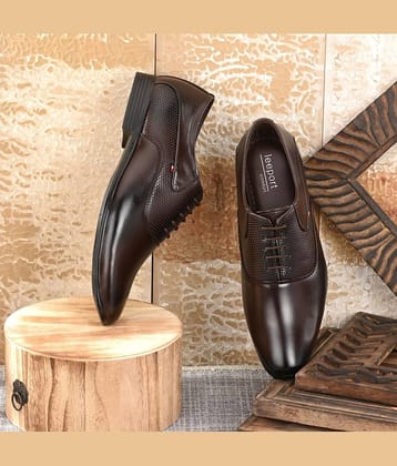 Leeport - Black Men's Oxford Formal Shoes