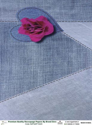 Brand Zero Premium Quality Decoupage Paper Pack of Two - Design Code: BZPQDP10220