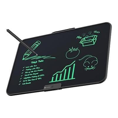 Portronics Ruffpad 22 LCD Writing Pad with (55.8 cm) 22Inches Large Screen, Stylus Pen, Erase Button, Erase Lock Switch for Birthday Gift, Kids Toys, Students, School, Office (Black) Portronics Ruffpad 22 LCD Writing Pad with (55.8 cm) 22Inches Large Screen, Stylus Pen, Erase Button, Erase Lock Switch for Birthday Gift, Kids Toys, Students, School, Office (Black)
