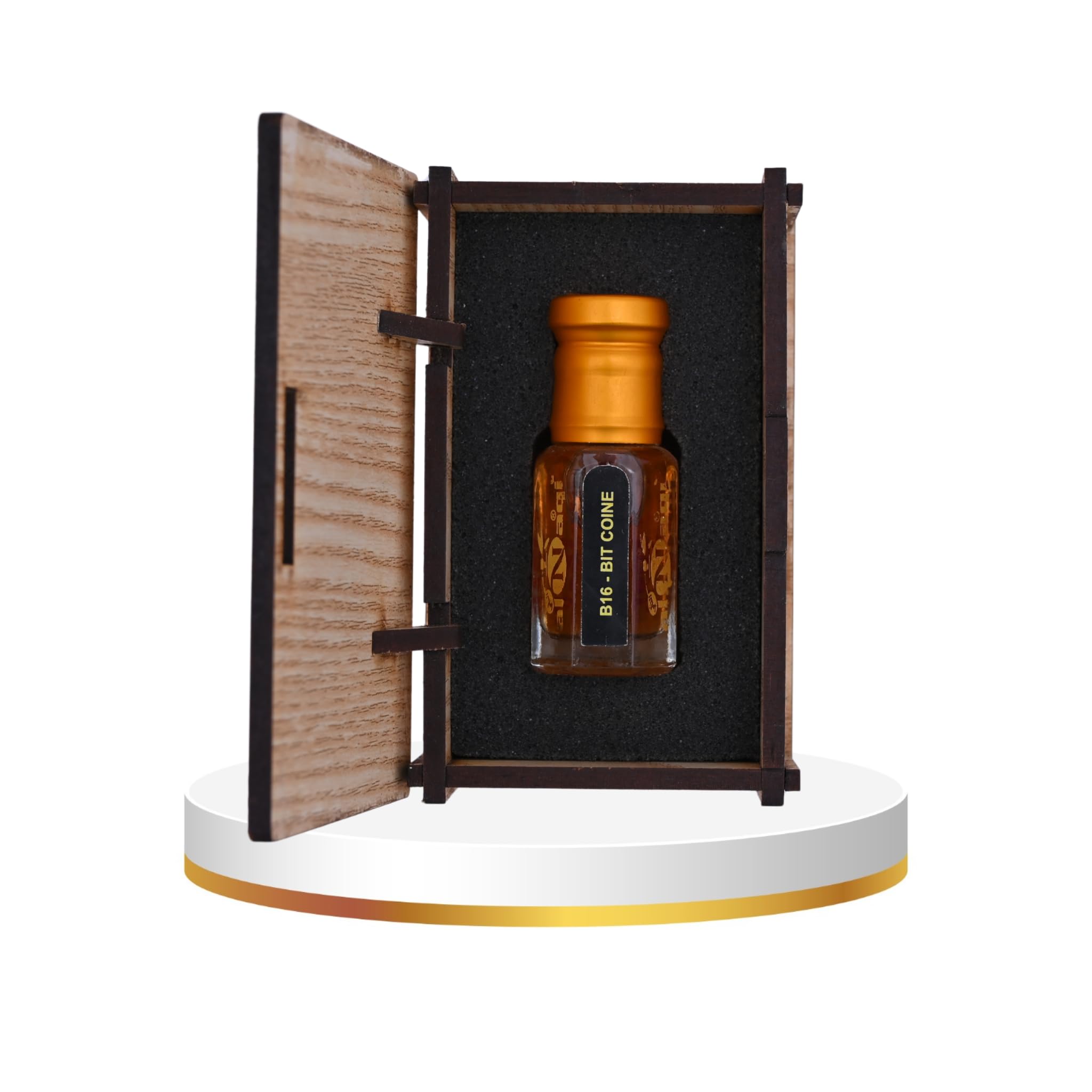 alnaqi fragrances Bit Coine Attar Perfume Oil | Alcohol-Free Roll-On Arabian Attar | Long-Lasting Concentrated Perfume Oil | Strong Arabic Fragrance | Unisex Luxury Attar