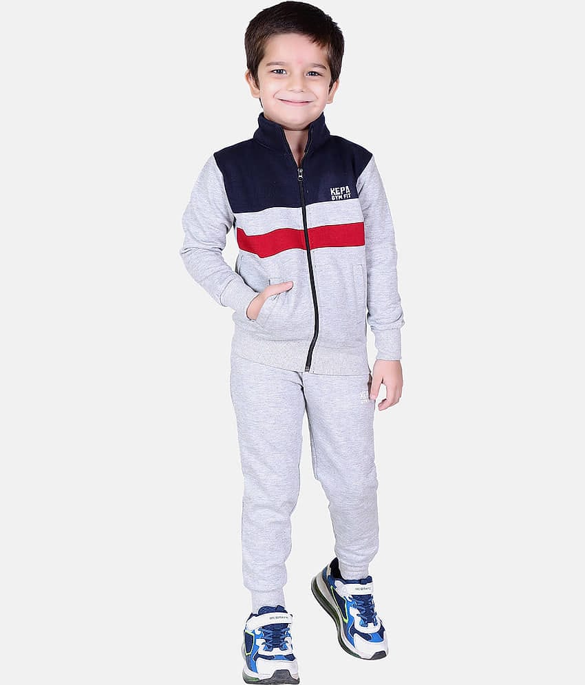 Kepa Colorblock Full Sleeve Tracksuits For Boys SweatShirt Jacket With Jogger