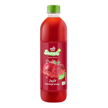 Paper Boat Swing Zesty Pomegranate Juice, Enriched with Vitamin D, No Gmos, 1.2 ltr