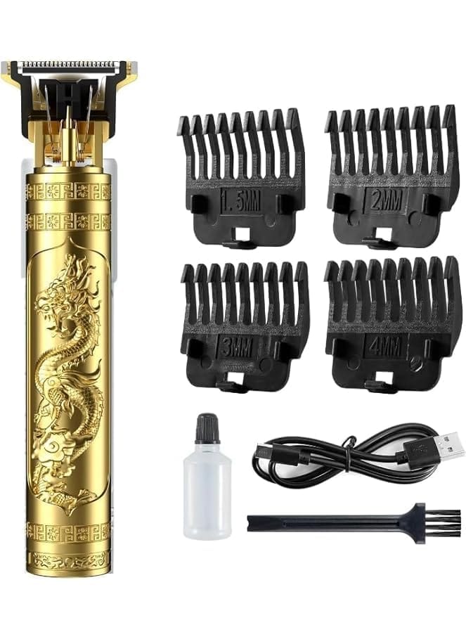 Professional Hair Clipper with Guide Combs & USB Charging